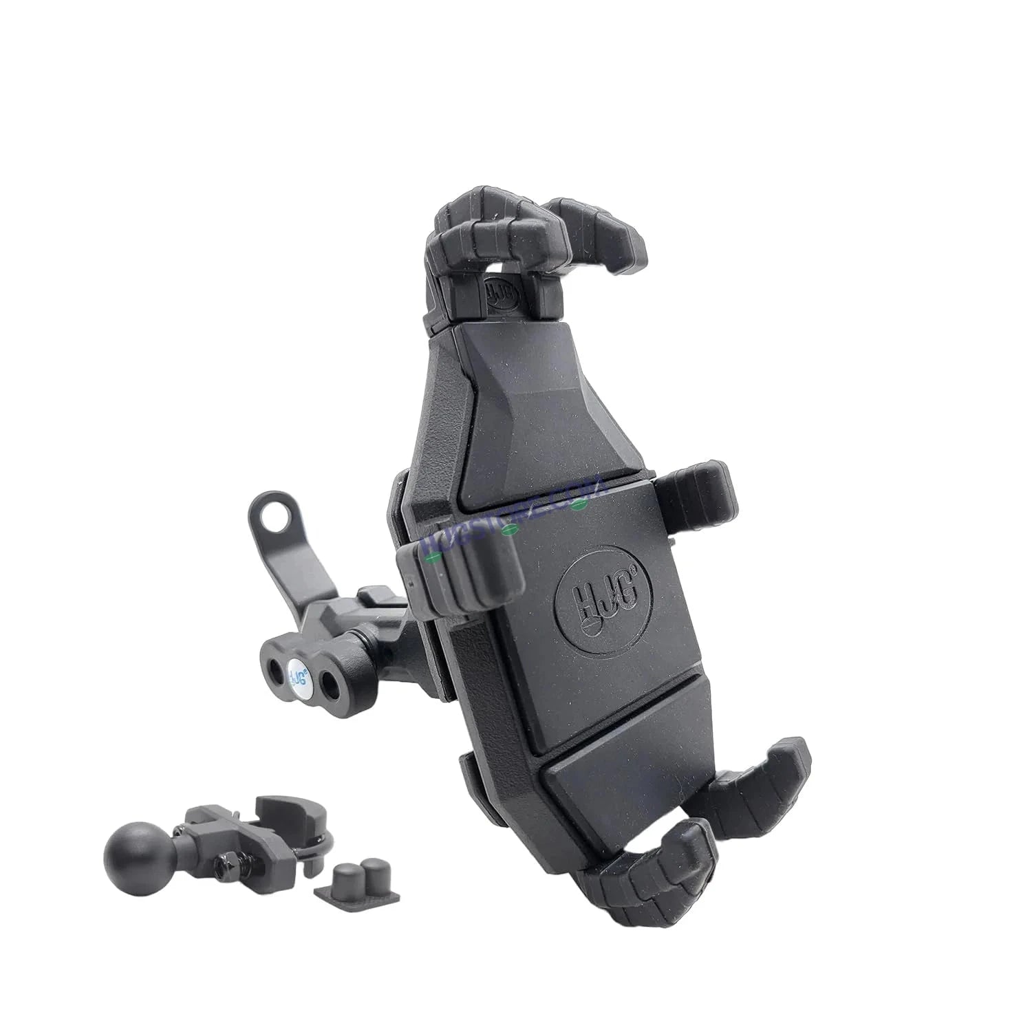 HJG Pro Spider Mobile Holder with Jaw Grip Damper Anti Vibration for Bike, Two Wheelers Universal HJG Mobile Holder Pro Spider Anti-Shake Anti-Theft Zero Vibration Shockproof Mobile Holder